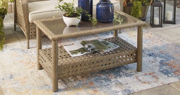 American Design Furniture by Monroe - Hampton Bay Outdoor Coffee Table
